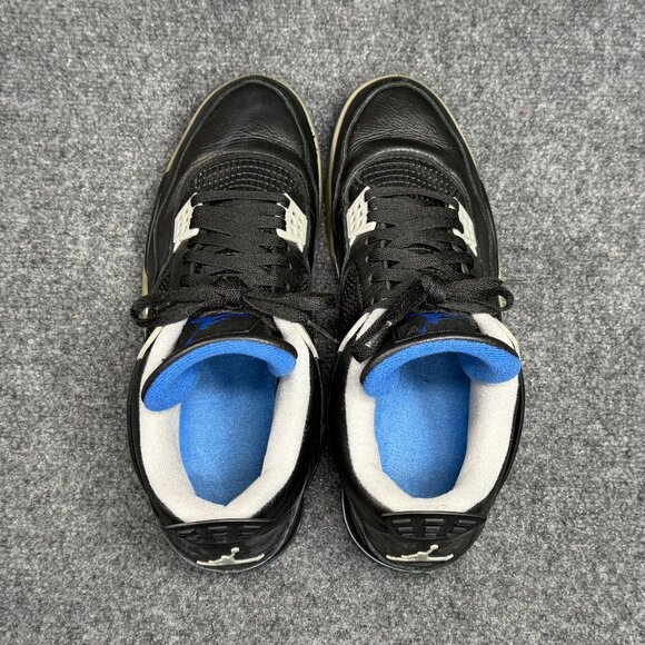 Jordan 4 Retro Shoes Men\'s 13 Motorsports Alternate Black Blue Athletic Sneakers main image 9